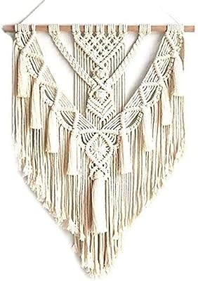 Bohemian wall tapestry in macrame, macrame tapestry, bohemian chic woven interior decoration, 55 x 70 cm, wall decoration of yydd.. Experience the ease of digital shopping with DIAYTAR NIGERIA's affordable and diverse marketplace.