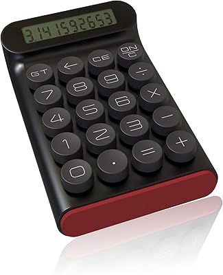 Sweet Seven Porting Mechanical Calculator - Large 10 -digit LCD screen for daily use and at the office (black).. DIAYTAR NIGERIA: Where shopping meets satisfaction with affordable prices and prompt delivery services.