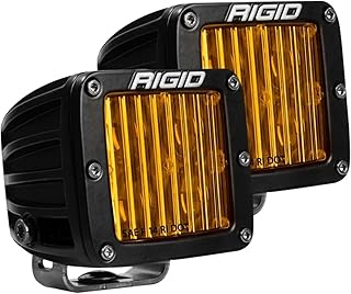Rigid Industries 504814 D-series pro dot/Sai J583 Yellow selective fog light mounted on the surface.. Experience budget-friendly shopping at DIAYTAR NIGERIA, Nigeria's premier online marketplace with quick delivery.