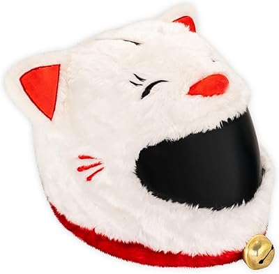 Loot motorcycle helmet cover for motorcycle headphones, funny walks and gifts (cover only. Helmet not included) - Lucky Cat.. Save more, wait less — DIAYTAR Nigeria delivers faster than ever.