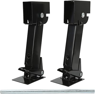 Adjustable iron telescopic trailer crops, pack of 2, swivel cylinders for folding trailer, supports 600 lb, lifting capacity of 1,000 lb, for motorhome trailer.. DIAYTAR NIGERIA connects desire with fulfillment through our affordable e-commerce platform.