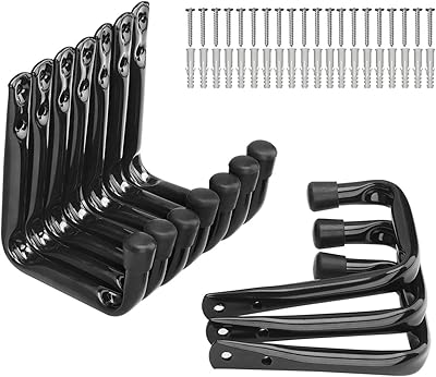 Storage hooks for garage, robust jazzles in the shape of J (black, package of 10).. Transform your shopping experience with DIAYTAR NIGERIA's vast product selection delivered at unbeatable prices.