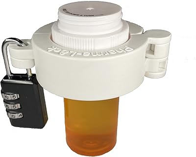 Locking cap for bottles of Pharma-Lock pills for bottles of Walgreens and Hims pharmacy pills, suitable for bottles of Walgreens and Hims of 20 Dram, includes a cap and a combination lock.. Big selection, small prices — shop now on DIAYTAR Nigeria.