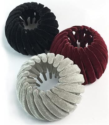 3 velvet hair clips with plant claws, elastic ponytail for women's ponytail, hair nest hair clips.. Discover shopping reimagined with DIAYTAR NIGERIA's extensive catalog and 5-8 day delivery service.