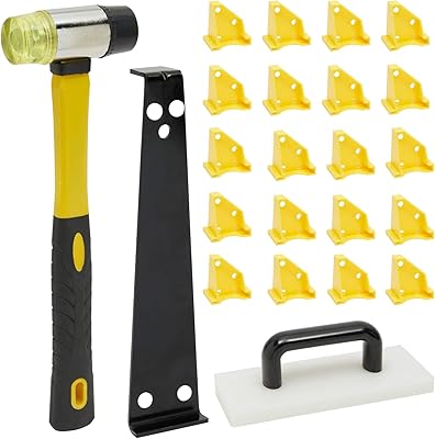 23 -room floor covering installation kit with 20 spacers, 3 tools for wooden, vinyl and laminate floor coverings.. DIAYTAR NIGERIA combines affordability with convenience, delivering your purchases within 5-8 days.