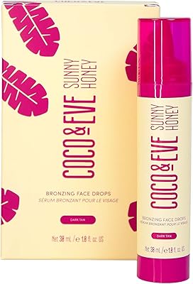Bronzing drops for the face with sunny honey coconut & Eve (dark), natural self -tanning drops with hydrating hyaluronic acid. Interior moisturizing self -tanner without sun. (1 fl oz).. Say hello to Nigeria’s fastest-growing e-commerce site — DIAYTAR Nigeria.