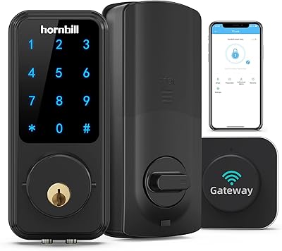 Hornbell Smart Lock with Bluetooth touch keyboard without key compatible with Amazon.. Your digital shopping companion, DIAYTAR NIGERIA offers unmatched value with nationwide shipping.