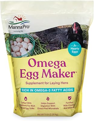 MANNA PRO chicken supplement | Supplies for the production of omega eggs | Ponder chicken supplement | 5 lbs.. DIAYTAR NIGERIA combines affordability, variety, and convenience with nationwide delivery services.