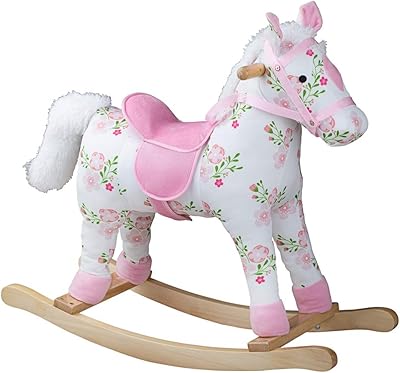 Big jig jiggs toys toy horsepower with floral motif - high quality rocking horse for 1 year, children's soft rocking horse, baby toys for girls and toddlers.. Nigeria's e-commerce leader delivers unmatched variety and value to your doorstep in just 5-8 days.