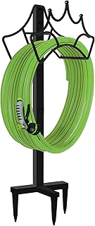 Garbelman footpacing hose support - Metal watering hose reel for outdoor use, shiny black.. Nigeria's e-commerce leader delivers unmatched variety and value to your doorstep in just 5-8 days.