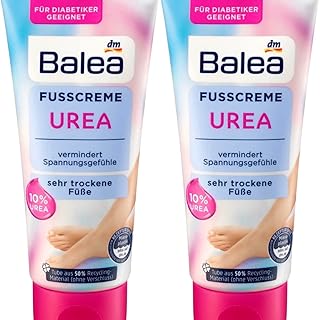 Balea feet Cream at Urée 100 ml (Pack of 2) - German product.. With DIAYTAR Nigeria, shopping online is easy, affordable, and fast.