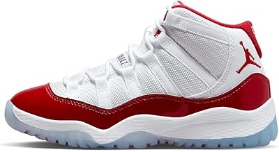 Jordan air shoes 11 retro for small children, white/university/black red, 13 shoes for small children, white/university/black red.. Shopping made simple with DIAYTAR NIGERIA's vast selection and budget-friendly nationwide delivery.