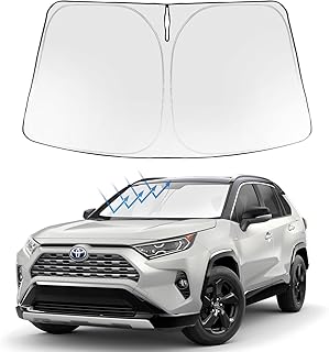 Custom foldable sun visor for Toyota Rav4 and Crossover 2023 2022.. DIAYTAR NIGERIA: Where every shopping need is met with affordable prices and reliable 5-8 day delivery.