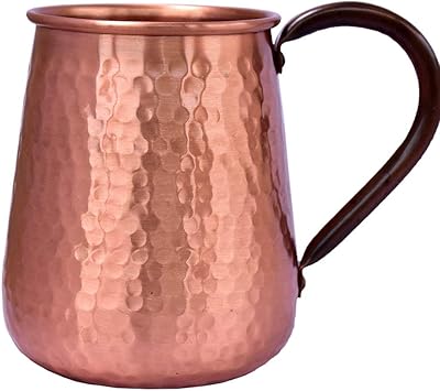 D-Culture Works Pure Moscow Mule Drinking Copper In Ancient Hammered Copper at 100 % 450 ml 3 x 4 "(D) Set of 2.. Your daily needs delivered to your door — DIAYTAR Nigeria style.