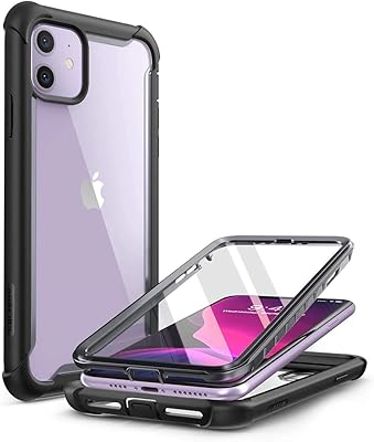IPLASON IPOLLE MAY 6.1 inch protective shell (version 2019), durable transparent shell with double layer of shock absorption with integrated screen protector (black).. DIAYTAR NIGERIA connects your desires with reality through our affordable e-commerce platform and quick delivery.