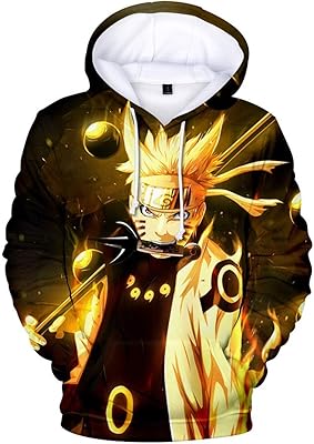 Hoodie Anime Naruto, 3D printed printed sweatshirt for children, fine round neck (J, M), M.. DIAYTAR NIGERIA delivers more than products - we deliver affordable shopping satisfaction nationwide.