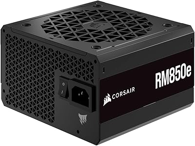 Corsair RM850E (2023) ATX power supply with low noise compatible 3.0 and Asus.. Save time and money with DIAYTAR Nigeria’s online store.