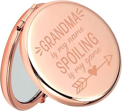 Singwa makeup mirror of small size ideal as a gift for Mother's Day Grandmother.. DIAYTAR NIGERIA makes every shopping desire a reality with affordable prices and delivery in 5-8 days.