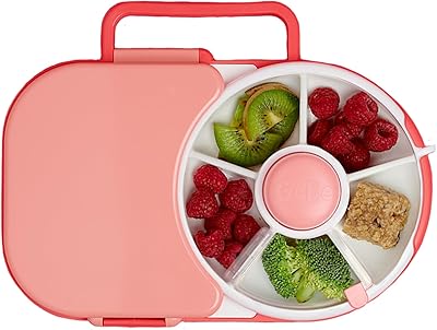 Children's Lunch Lunch box - Reusable snack container with 5 sections distributor and lid | without BPA or PVC | dishwasher | anti-leak.. DIAYTAR NIGERIA: Where every shopping need is met with affordable prices and timely delivery.