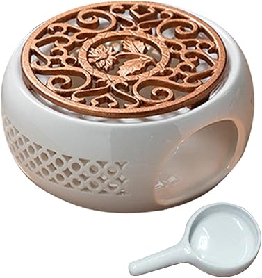 Ceramic teapot with small tray for coffee heating and tea tea.. DIAYTAR NIGERIA transforms desires into deliveries with our affordable prices and dependable shipping.