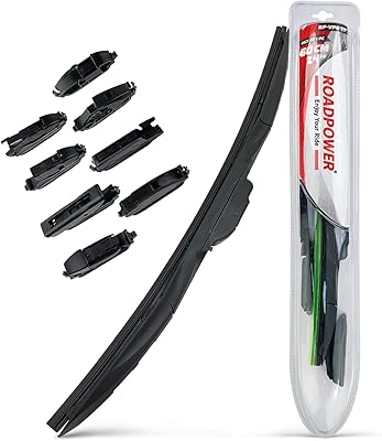 Spare spare and recharging wipers of high performance Roadpower Roadpower for Honda, Mazda, Toyota, Tacoma, Kia and other vehicles, pack of 1 (24 inch).. DIAYTAR NIGERIA delivers happiness in 5-8 days with our affordable and diverse product range.