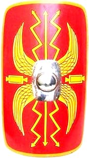 Thorstruments (with aircraft) Roman medieval functional armor 35 \ "Scutum shield of the Legion SCA Larp Red Costume.. DIAYTAR NIGERIA brings the market to your screen with thousands of affordable products delivered to your door.
