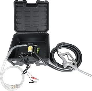Fuel box transfer pump kit, Robust 12V DC Portable Electric Pump Pump with pliers, nozzle, connection and suction pipe for petrol, diesel, kerosene, light oil.. Discover more ways to save — every day on DIAYTAR Nigeria.