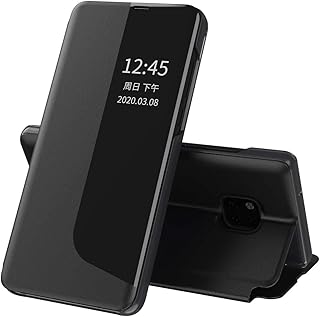 Synthetic leather protection case designed for Huawei Mate 20 Pro, equipped with a smart visualization window (black).. Nigeria's most diverse e-commerce platform delivers quality and affordability to your doorstep in 5-8 days.