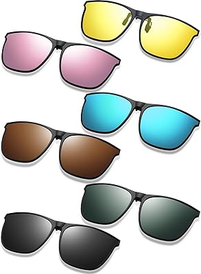 Anti-dazzling clipping sunglasses TR90 Foldable driving sunglasses for women and men, polarized glasses to reduce dazzling and high definition vision, 6 pairs.. Experience DIAYTAR NIGERIA, where extensive product variety meets pocket-friendly prices and reliable delivery.