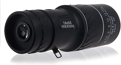 Monocular telescope with high opening 16x52, 66/8000m, telescope for outdoor sports, night vision HD.. DIAYTAR NIGERIA transforms how Nigerians shop with our affordable prices and dependable shipping times.