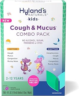 Combined kit day and night against cough and mucus for highland natural children, supplement against children for children from 2 to 12 years old, grape flavor, natural relief of insomnia, cough, nasal flow, mucus and congestion 8 oz.. DIAYTAR NIGERIA delivers more than products - we deliver affordable solutions within days.