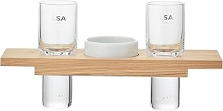 LSA Vodka Duo L25cm Transparent/Cendré collection | 1 unit | Based and handmade glass | Hand cultivated wood | VD06.. DIAYTAR NIGERIA: Your trusted e-commerce partner with extensive product choices and affordable delivery.