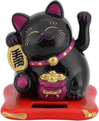 Cat Bed carrier with solar energy maneki neko with reason of wealth, good luck, wealth to come, japanese lucky cat, the arm can swing the decoration of the store at home (black).. Discover the perfect balance of selection and value with DIAYTAR NIGERIA's nationwide delivery service.