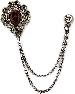 Hexagonal metal stone spindle in relief, pampilles chain, suit pin, shirt button, reverse pin, accessories for men and women.. DIAYTAR NIGERIA: Your one-stop e-commerce destination with affordable prices and nationwide delivery in 5-8 days.
