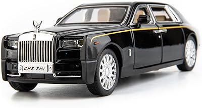 TGRCM-CZ Compatible 1/32 Rolls-Royce Phantom Toy car model with sound and light for children's boys, bodywork in open metal metal.. Discover the convenience of DIAYTAR NIGERIA's vast e-commerce platform with delivery in just 5-8 days.