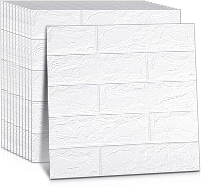 Bibykivn Pack of 10 3D wall panels aspect brick stone.. DIAYTAR NIGERIA brings the market to your screen with thousands of affordable products delivered to your door.
