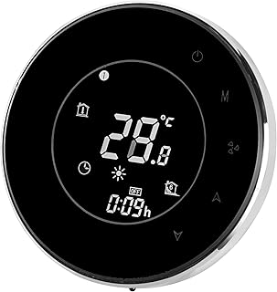 Intelligent thermostat Clima KL6200B - Round shape - Intelligent Wi -Fi Thermostat - Temperature control by touch screen - 24 V - Works with Alexa and Google.. Shop confidently on DIAYTAR Nigeria — everything you need, delivered quickly.