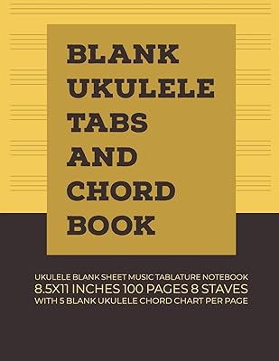 Tablations and book of virgin chords for ukulele: notebook of virgin partition tablatures for ukulele 8.5 x 11 inch 100 pages 8 worn with 5 tables of virgin chords for ukulele per page (volume 4).. Your budget-friendly online marketplace, DIAYTAR NIGERIA delivers a world of products in just 5-8 days.