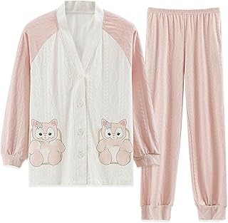 Tutti pajamas for women, set of autumn cotton kimono pajamas for women, night clothes and cute long pants, house clothes, woman noise (size: xl).. No hidden costs, no long delays — just DIAYTAR Nigeria convenience.