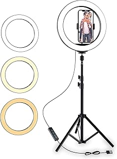 14 -inch Touchonix light ring with tripod for selfie photography with tripod for video recording and live broadcasting (YouTube, Instagram, Tiktok), compatible with phones and webcams.. Experience the ease of modern shopping with DIAYTAR NIGERIA's comprehensive platform and quick delivery.