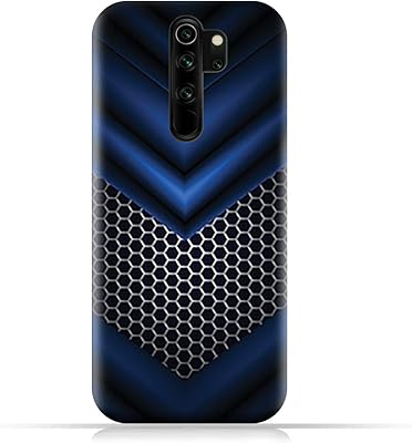 Silicone and TPU Silicone Design Protective Cock with abstract pattern in blue mesh for Xiaomi Redmi Note 8 Pro.. Enjoy effortless shopping and speedy delivery with DIAYTAR Nigeria.