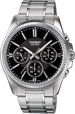 Analog watch Casio MTP-1375D-1AVDF in stainless steel for men.. Your trusted shopping companion, DIAYTAR NIGERIA delivers affordable solutions in just 5-8 days.