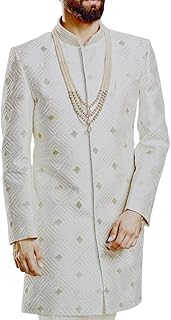 Indian groom costume Aggunrak cream for men Sh1009.. E-commerce made for Nigeria — fast delivery and low prices at DIAYTAR.