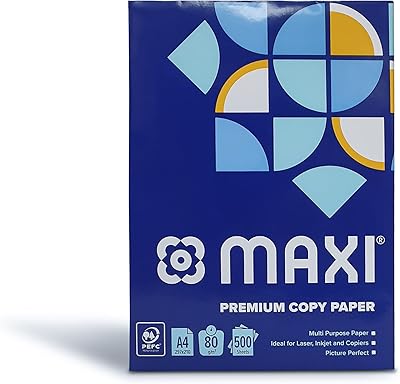 Maximum copy paper A4 80 g/m2, 500 sheets, A4 paper, 80GA4.. Buy better with DIAYTAR Nigeria — the ultimate e-commerce platform in Nigeria.
