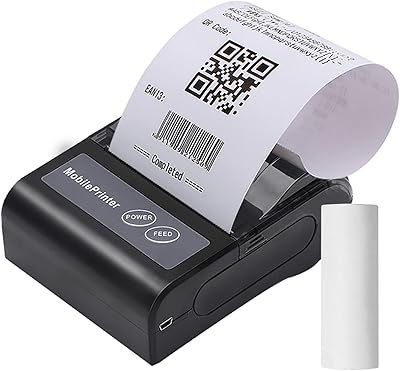 Mini-printer portable Bluetooth Labemos thermal receipts 80 mm with ESC/POs battery support compatible with Android, iOS and Windows for restaurant, supermarket, kitchen and desktop.. Why pay more? DIAYTAR Nigeria gives you the best for less.