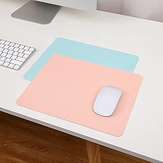 Computer mouse mouse in ultra thin and easy to clean polyurethane leather, 2 -piece design, 12 "x 9" size (sky blue + pink).. Shop smart, shop DIAYTAR - Nigeria's most affordable e-commerce platform with nationwide delivery.
