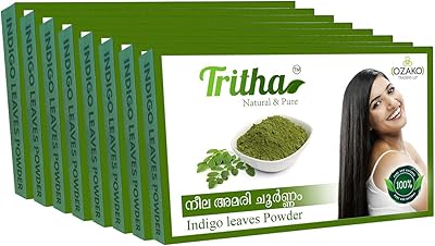 Natural indigo leaves (nil/nila amari) for hair treatment, 320 g, 8 -piece package, each package of 40 g.. DIAYTAR Nigeria: Where affordability meets speed and quality.