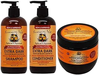 Shampoo and conditioner box with new Sunny Isle Improved mask and black jamaican black castor oil and detangling 12 oz.. Embrace the convenience of DIAYTAR NIGERIA with thousands of products at your fingertips, delivered nationwide.