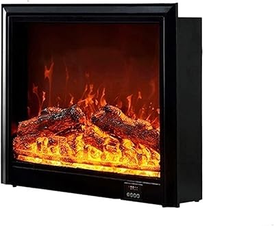 31.5 inch electric on the wall with the wall with realistic wood logs, thermostat and electric firewood timer with 3D flame effects.. DIAYTAR NIGERIA: Where shopping meets satisfaction with affordable prices and delivery within 8 days.