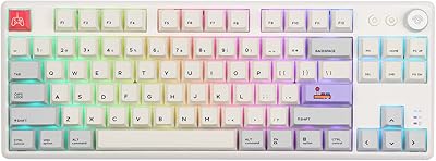Sido Abm084 Tkl wired mechanical keyboard with Hot Switch 2.4 GHz/Bluetooth 5.0/NKRO with boron foam, 3000 mAh battery, PBT shades for Windows/Mac/Linux (Gateron G Pro).. Shop easy, pay less, get it fast — with DIAYTAR Nigeria.